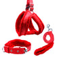 Nylon Fur Leash, Collar, Harness Set