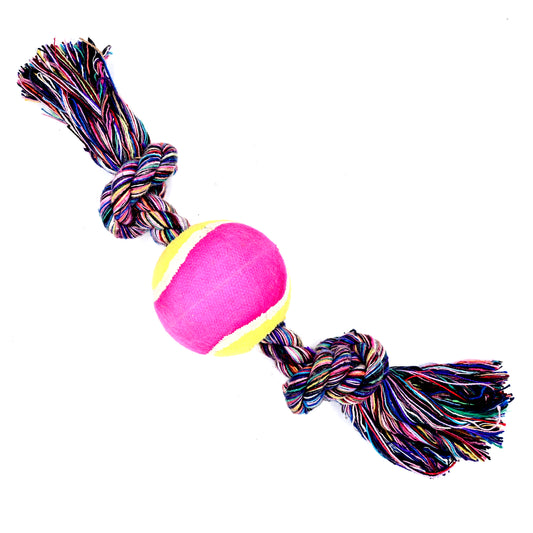 2 Knot Tug Tennis Ball