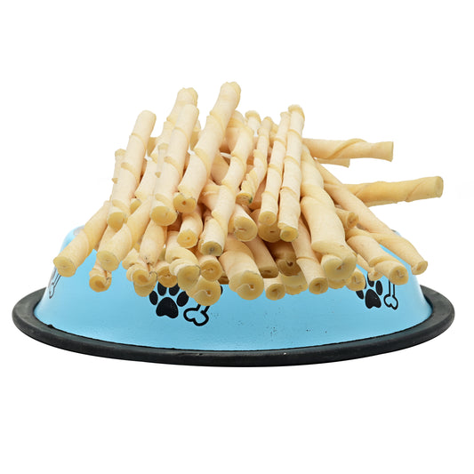 Twisted Rawhide Chew Sticks