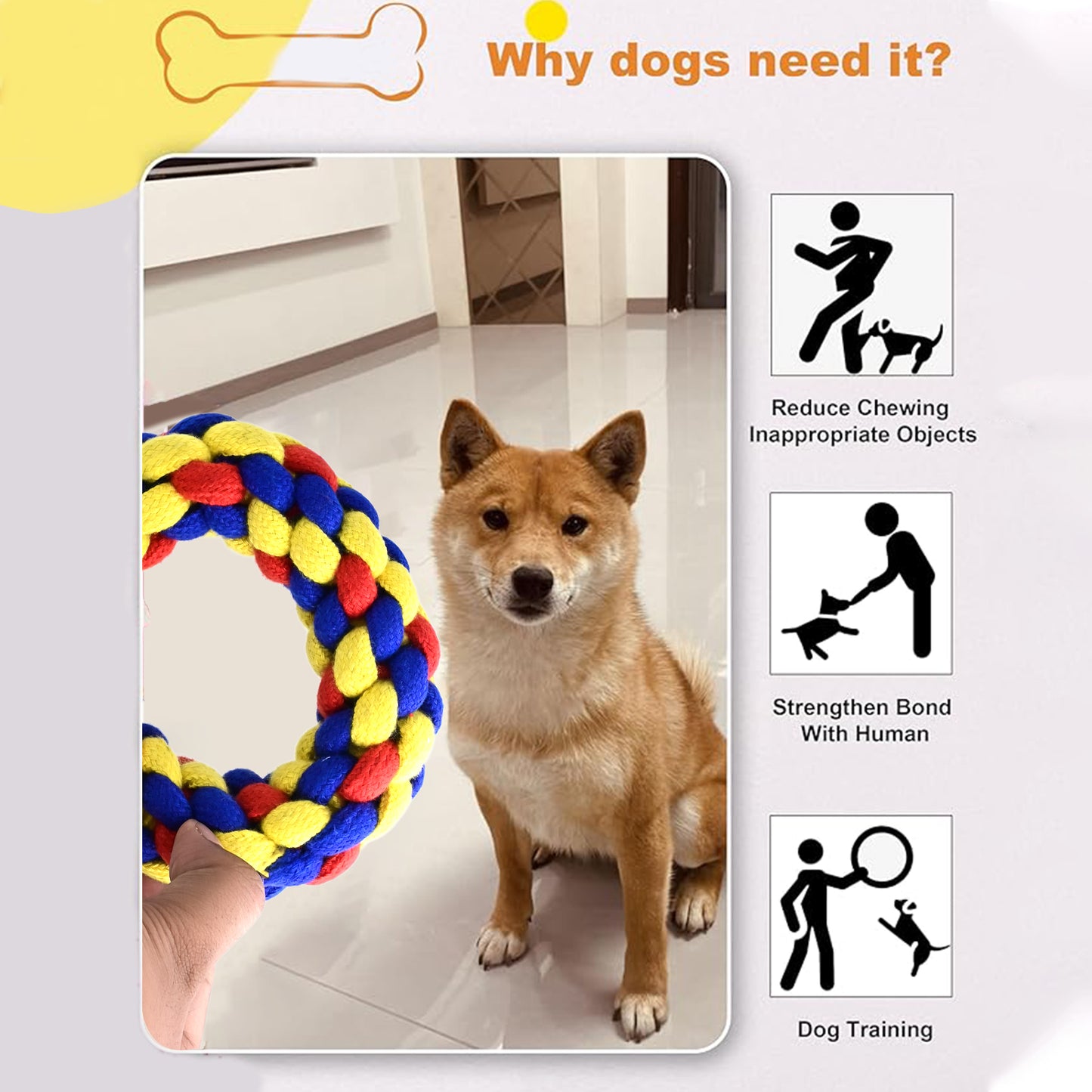 Rope Ring pet toy